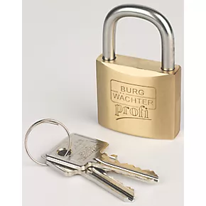 Burg-Wachter Brass Keyed Alike Water-Resistant Padlocks 40mm 10 Pack 4 Burg-Wachter Brass Keyed Alike Water-Resistant Padlocks 40mm 10 Pack - Image 2