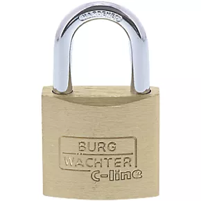 Sterling Brass Keyed Alike Long Shackle Padlock 30mm 3 Pack 4 Sterling Brass Keyed Alike Long Shackle Padlock 30mm 3 Pack - Image 2