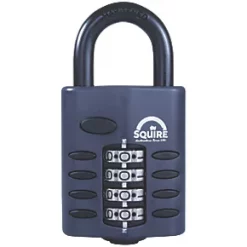 Squire Steel Water-Resistant Combination Padlock 50mm