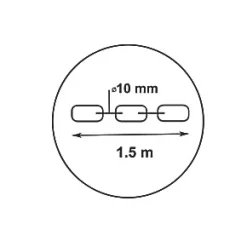 Smith & Locke Hardened Steel Security Chain 1.5m x 10mm 7 Smith & Locke Hardened Steel Security Chain 1.5m x 10mm -Padlocks Sales 7822X A2