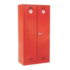 3-Shelf Pesticide Cabinet Red 915 x 457 x 1829mm