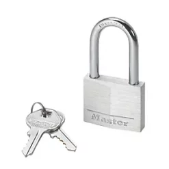 Master Lock Aluminium Weatherproof Long Shackle Wide Solid Padlock 40mm