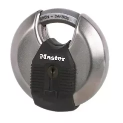 Master Lock Excell Stainless Steel Weatherproof Disc Padlock 80mm