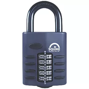 Squire Steel Water-Resistant Combination Padlock 60mm 2 Squire Steel Water-Resistant Combination Padlock 60mm