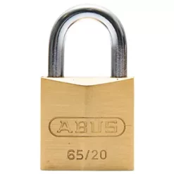 Abus Premium 65 Brass Padlock 20mm
