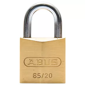 Abus Premium 65 Brass Padlock 20mm 3 Abus Premium 65 Brass Padlock 20mm
