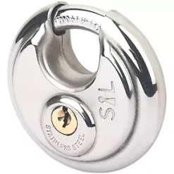 Smith & Locke Stainless Steel Waterproof Disc Padlock 70mm