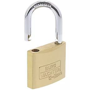 Burg-Wachter Brass Keyed Alike Long Shackle Padlock 40mm 4 Pack 5 Burg-Wachter Brass Keyed Alike Long Shackle Padlock 40mm 4 Pack - Image 3