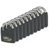 Burg-Wachter Brass Keyed Alike Water-Resistant Padlocks 40mm 10 Pack -Padlocks Sales 892TY P