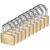 Burg-Wachter Brass Keyed Alike Padlocks 60mm 10 Pack -Padlocks Sales 908VH P