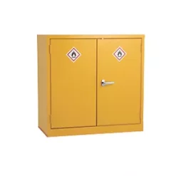 1-Shelf Hazardous Substance Cabinet Yellow 915 x 457 x 915mm