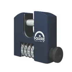 Squire Steel Weatherproof Combination Block Padlock 65mm