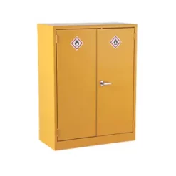 2-Shelf Hazardous Substance Cabinet Yellow 915 x 457 x 1219mm